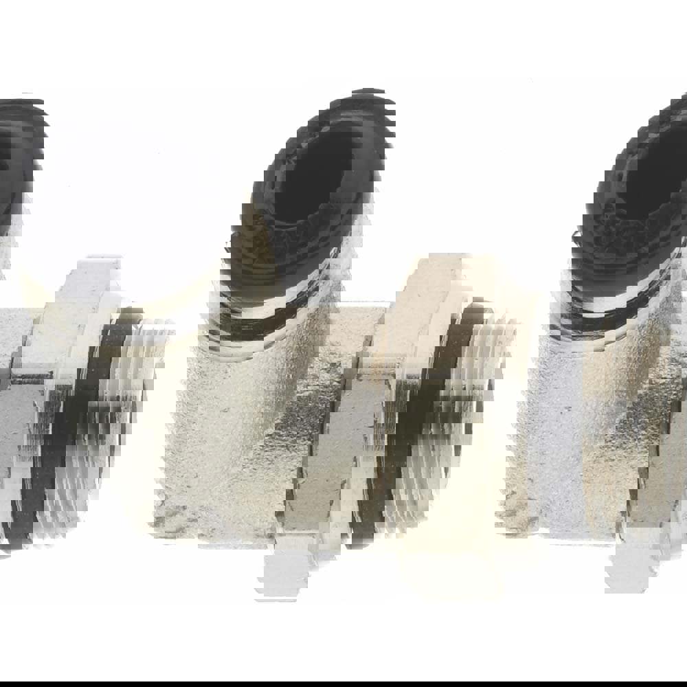 Push-To-Connect Tube to Universal Thread Tube Fitting: Swivel Elbow, 1/8